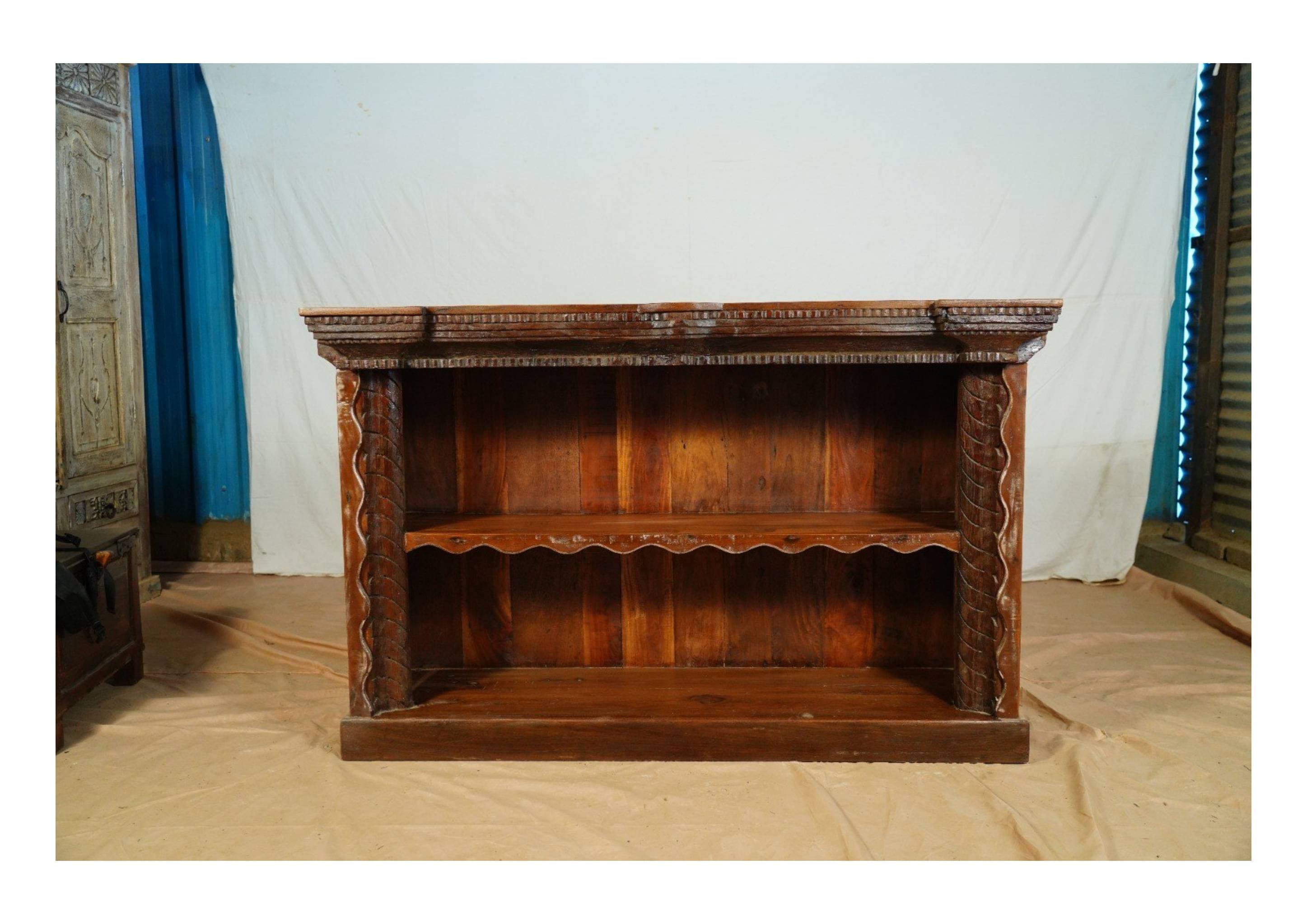 Hand-Carved Heritage Console Shelf — image 1