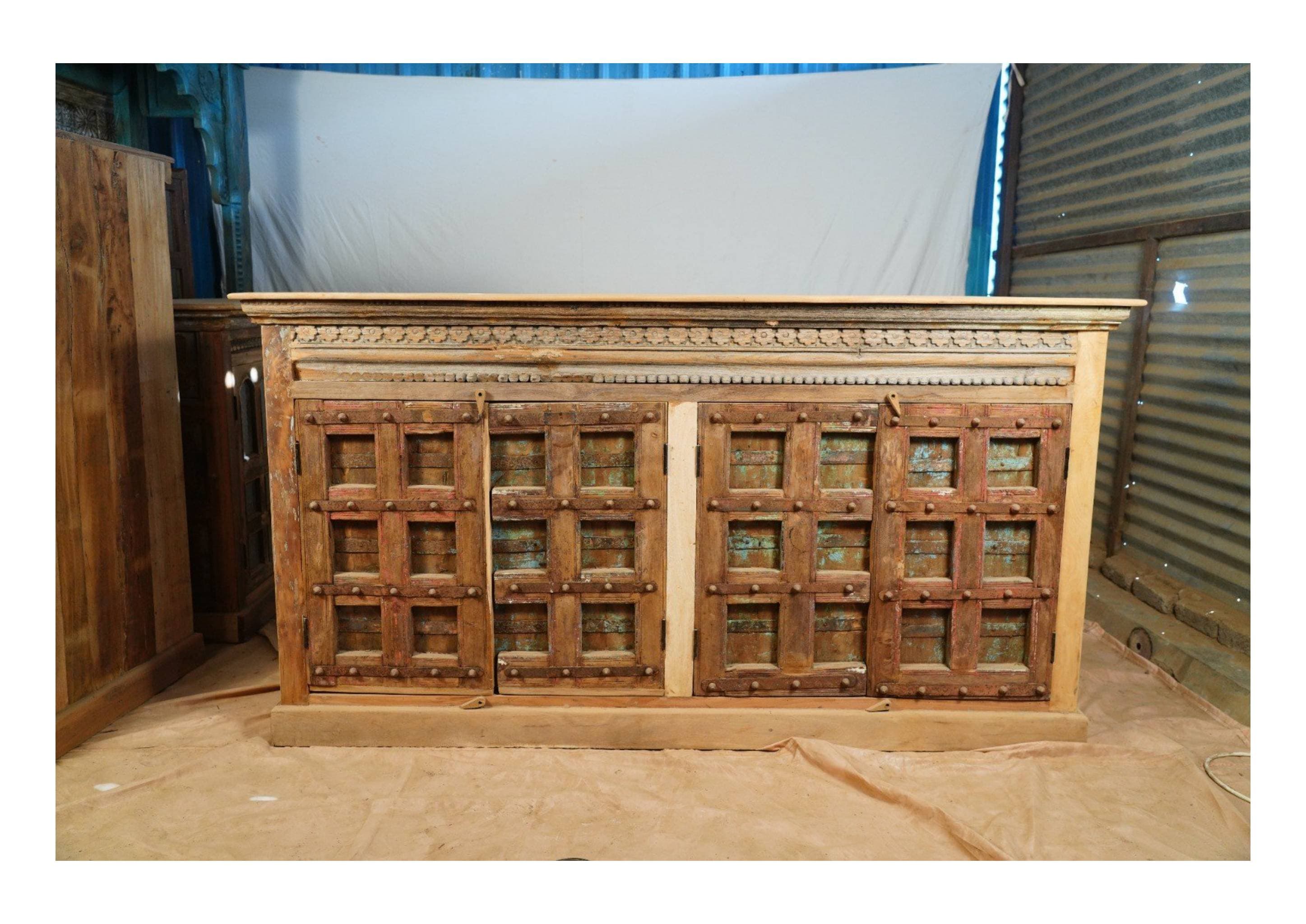Rustic Heritage Studded Sideboard — image 1